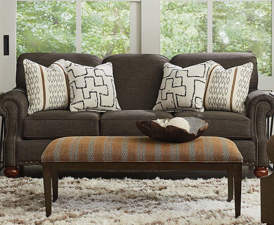 Brown sofa