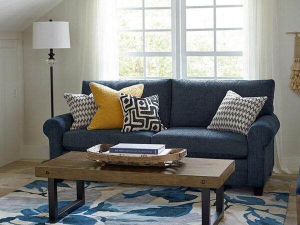 loveseat blue