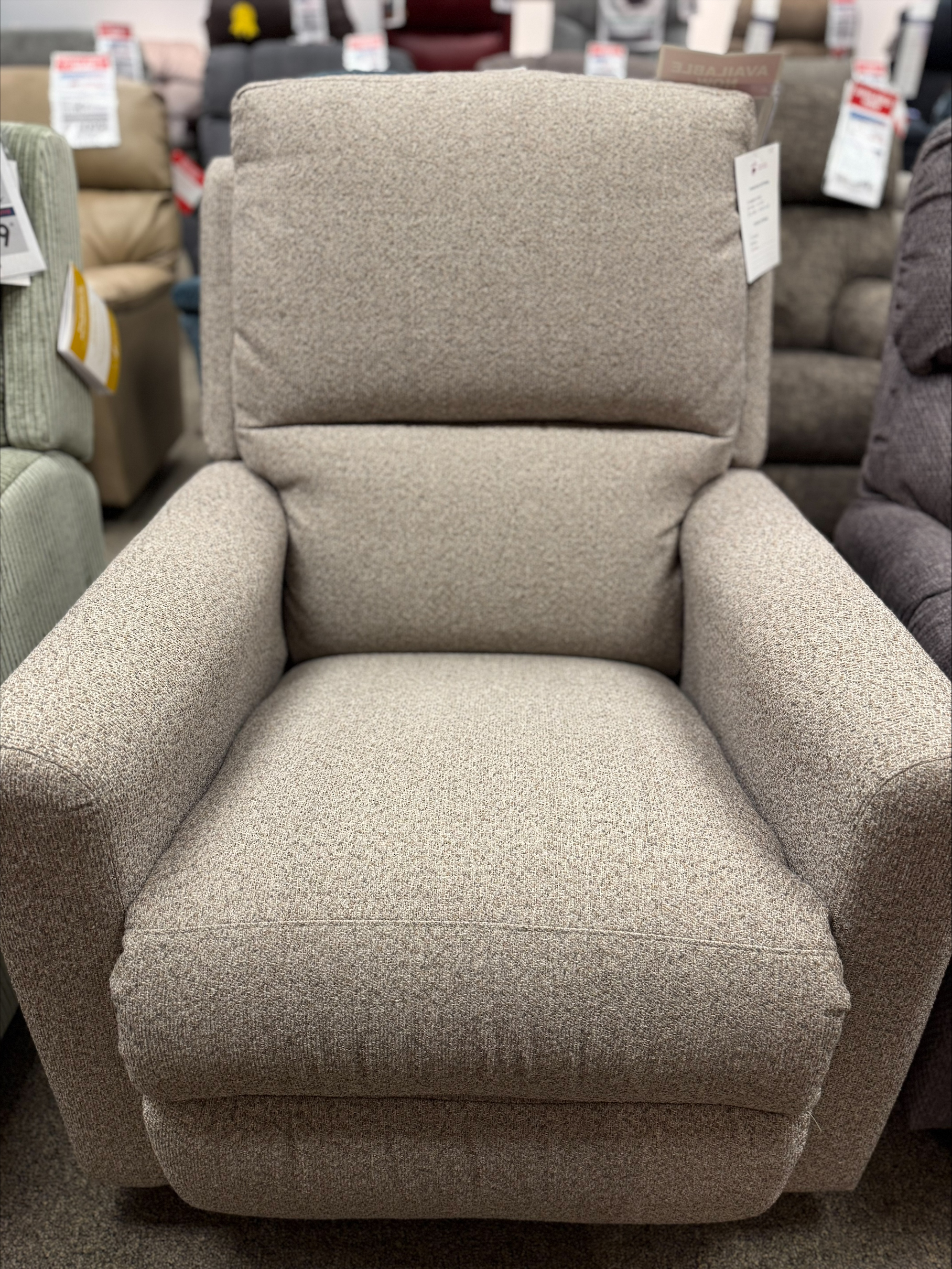 Wynne Rocking Recliner- STONE