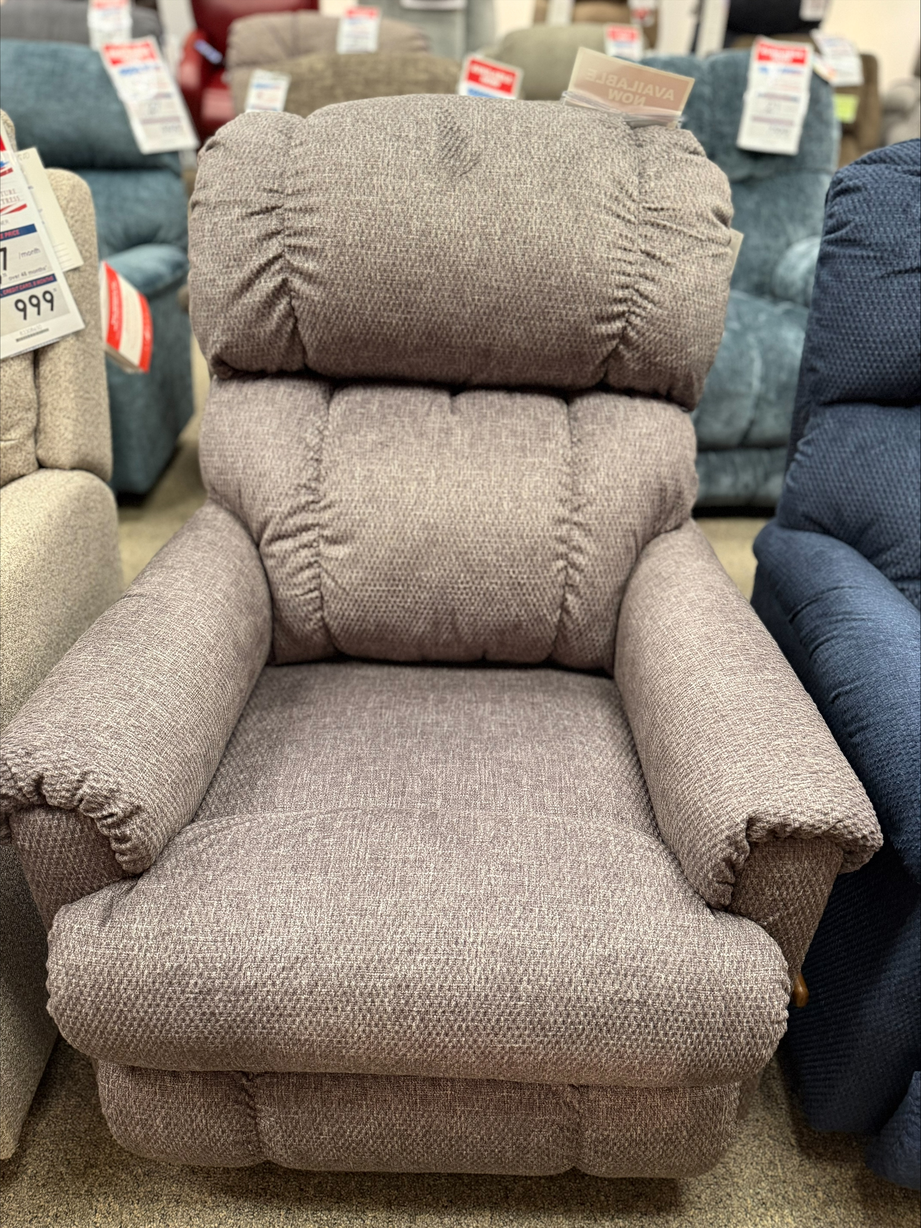 Pinnacle Rocking Recliner -GRAPHITE