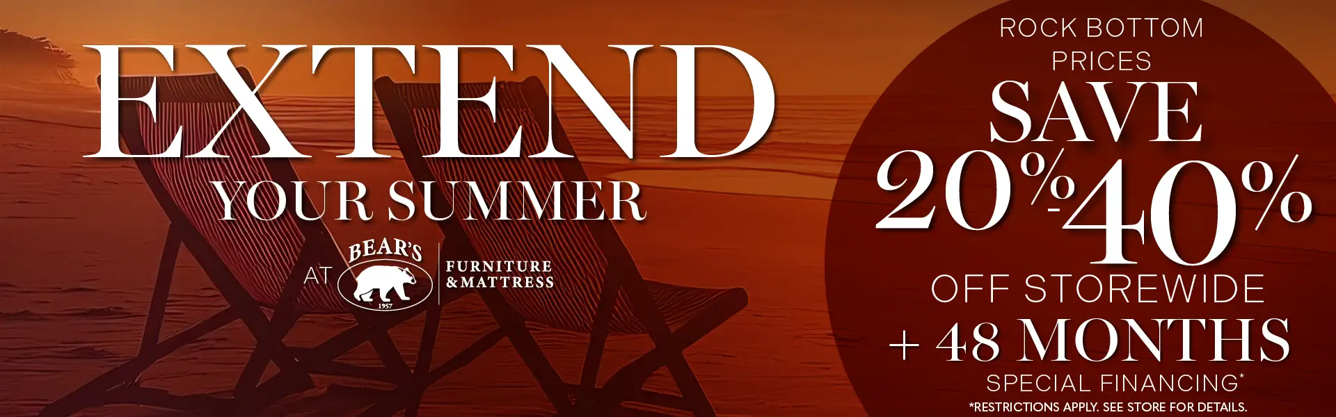 Bears Extend Your Summer Online Rotators