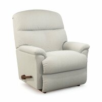 Reed Leather Rocking Recliner- BEIGE - Image 2