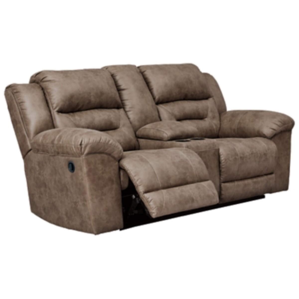 9204dfb5d4799708867560cedce2a48f Stoneland Reclining Loveseat with Console - Image 1
