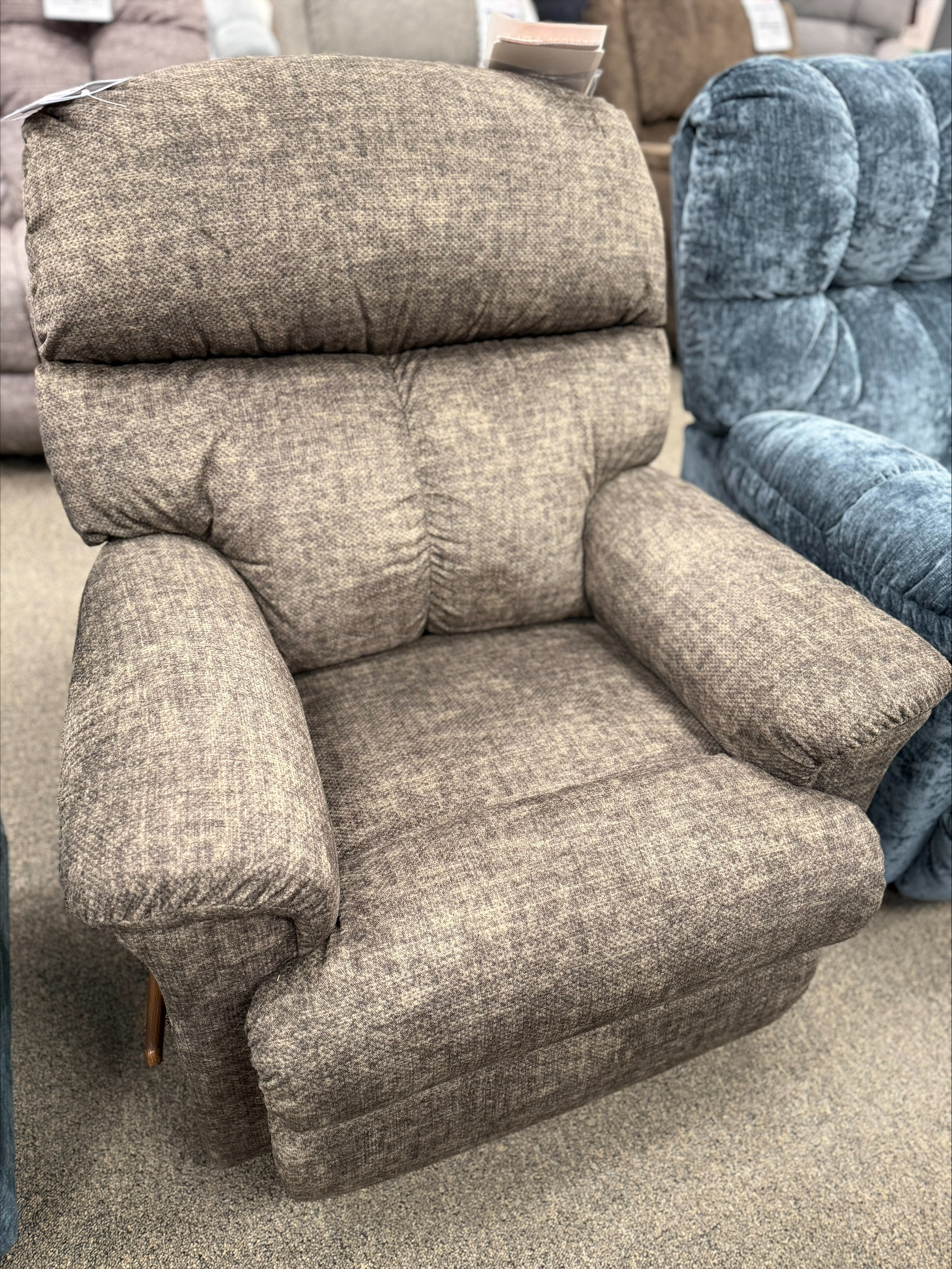Reed Wall Recliner- WALNUT