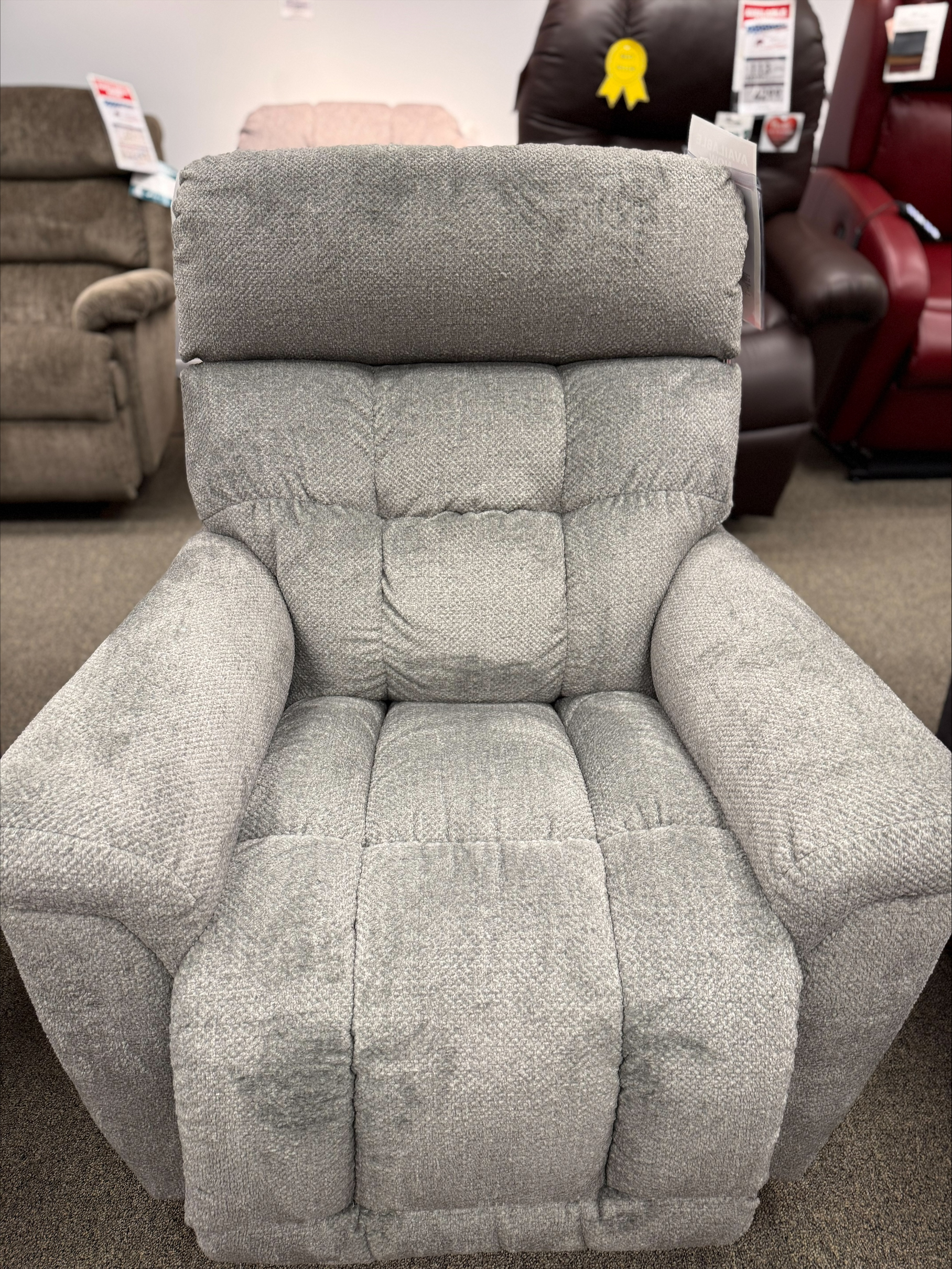 Fulton Rocking Recliner-SMOKE