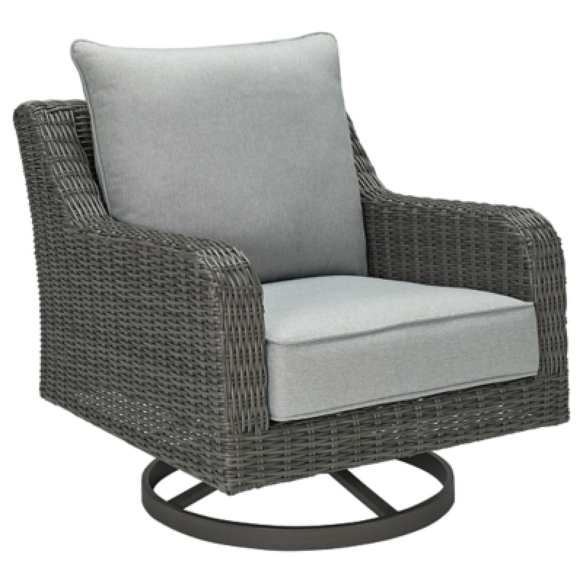 59a0f2f3136e27ad907b597d597555c0 Elite Park Outdoor Swivel Lounge with Cushion - Image 1