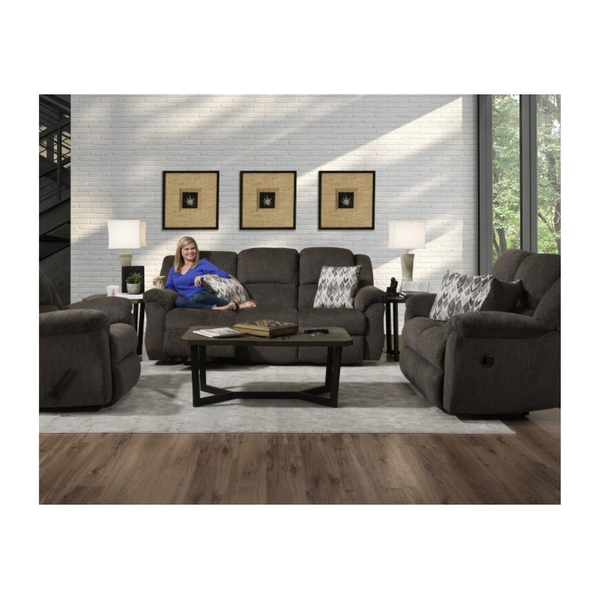 Double Reclining Loveseat 173-20-20 - Image 2