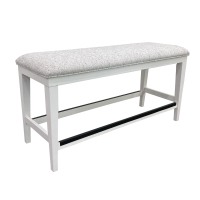 Americana Modern Dining Bench Counter Upholstered 49 In. - Image 4