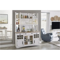 Americana Modern Dining Bar Open Hutch 64 In. - Image 2