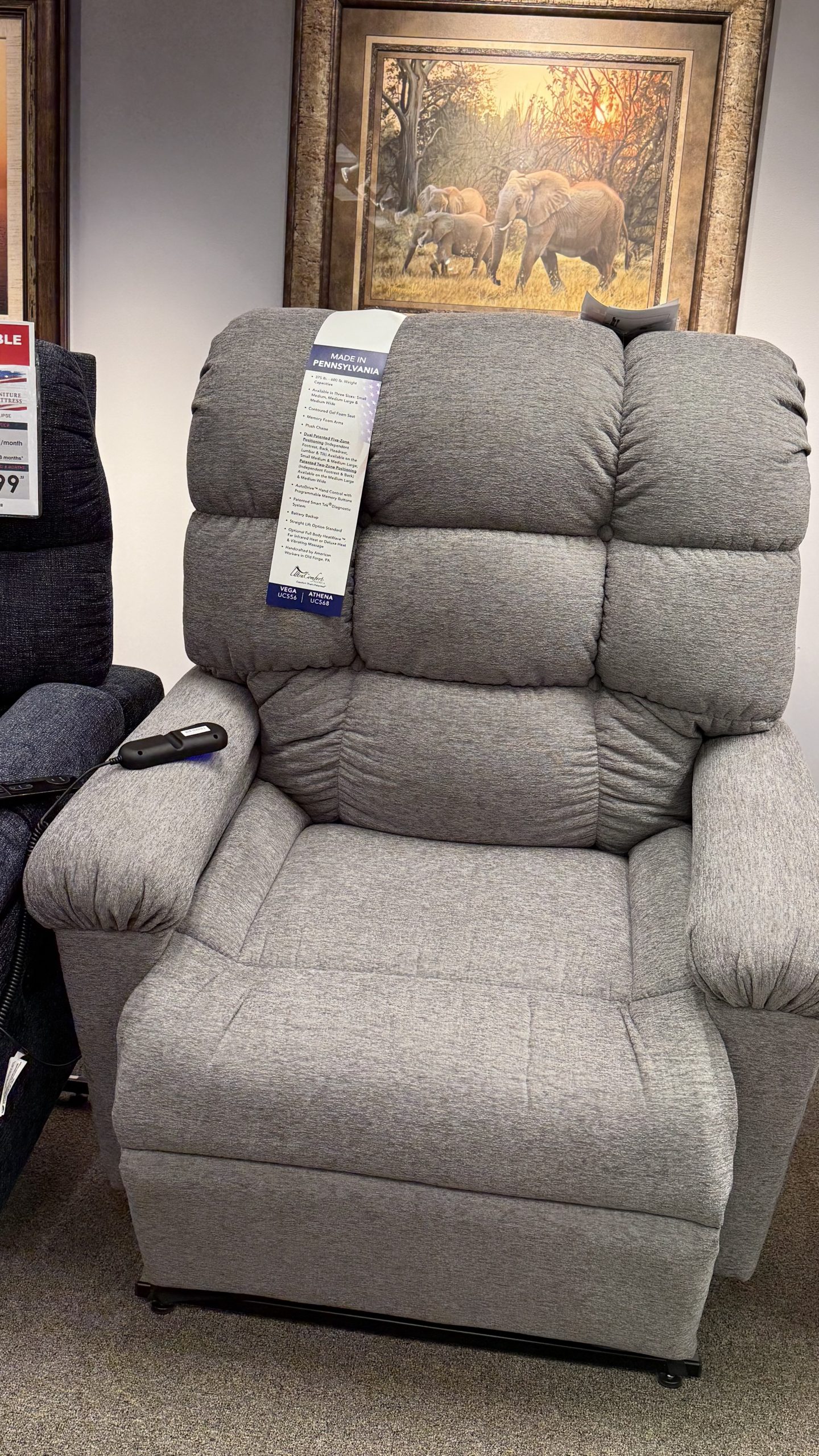Vega Medium Power Lift Chair Recliner (UC556)
