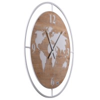 World Wood Wall Clock - Image 3