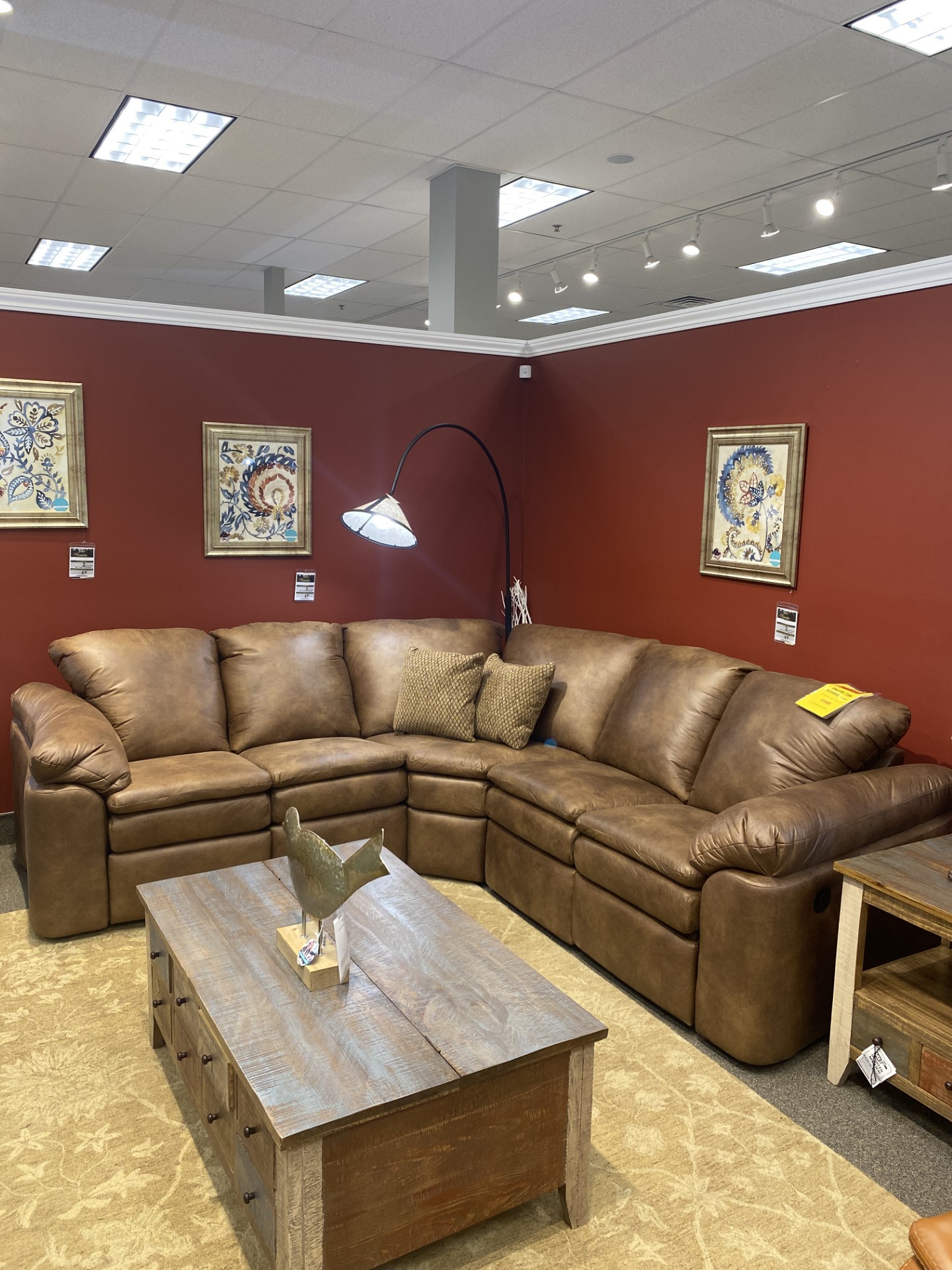 ENGLAND 5 PC SECTIONAL Bear's Furniture Greenville Furniture