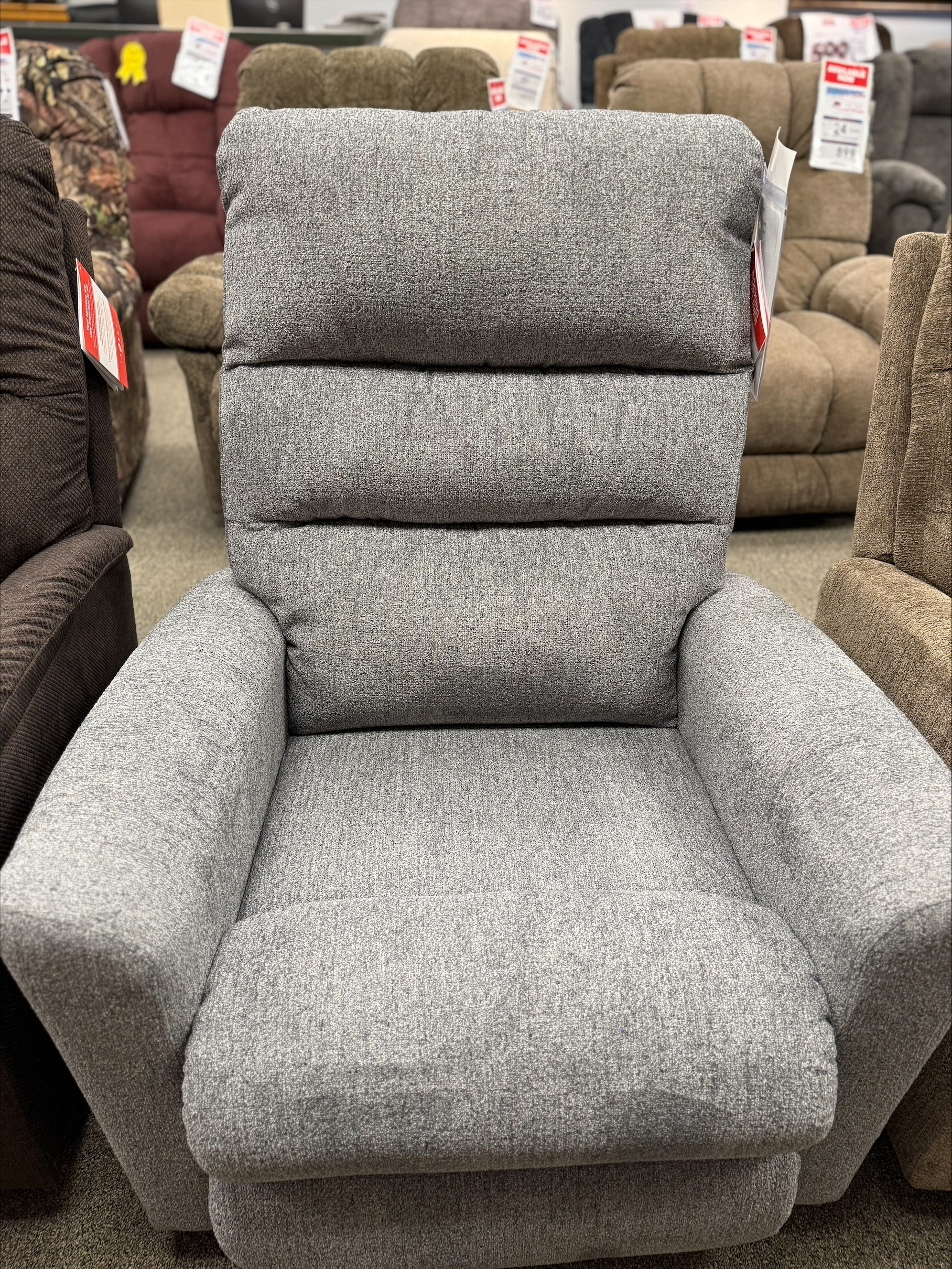 Liam Rocking Recliner- GRANITE