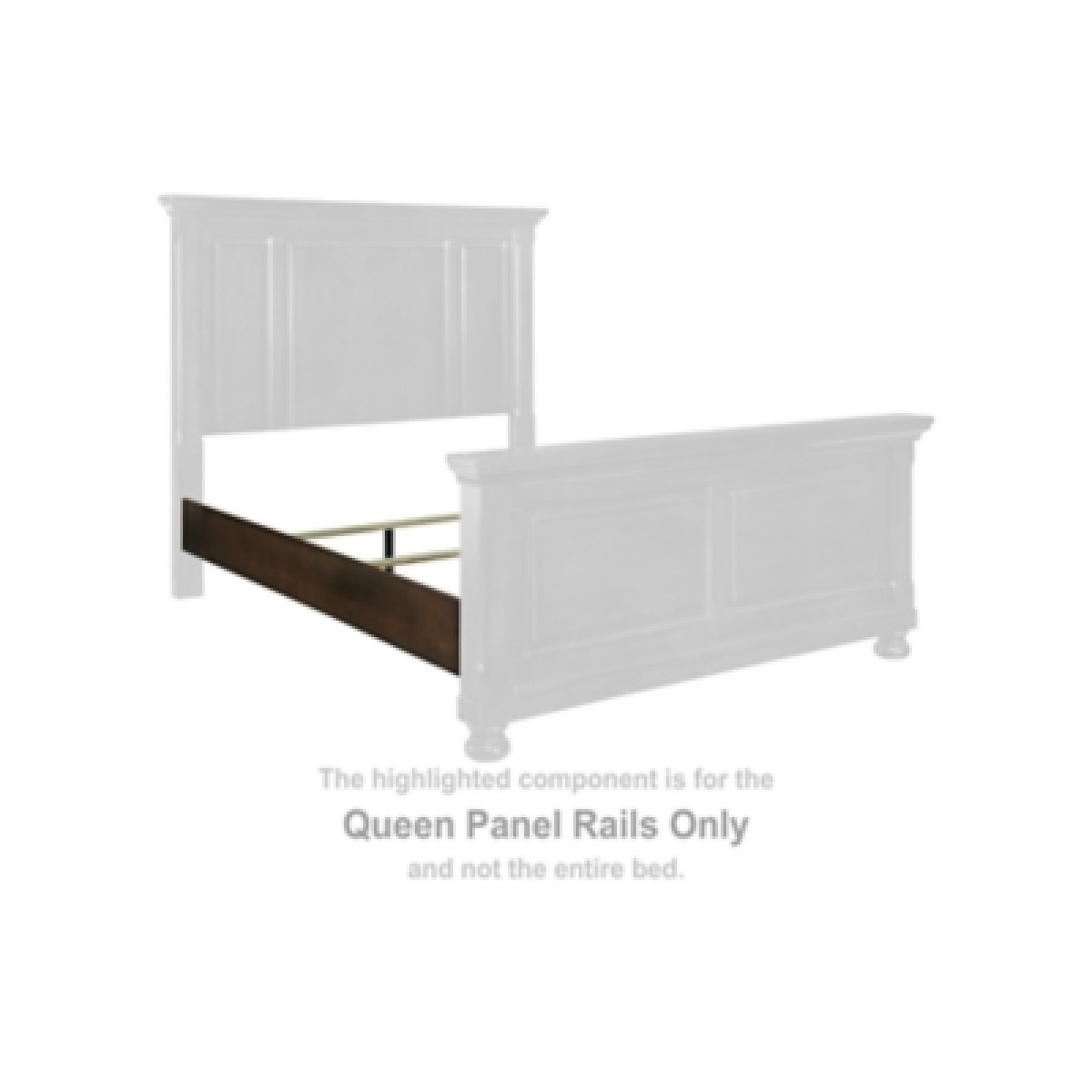 53bb167efb8dde324280aa99a15b288d Porter Queen Panel Rails - Image 1