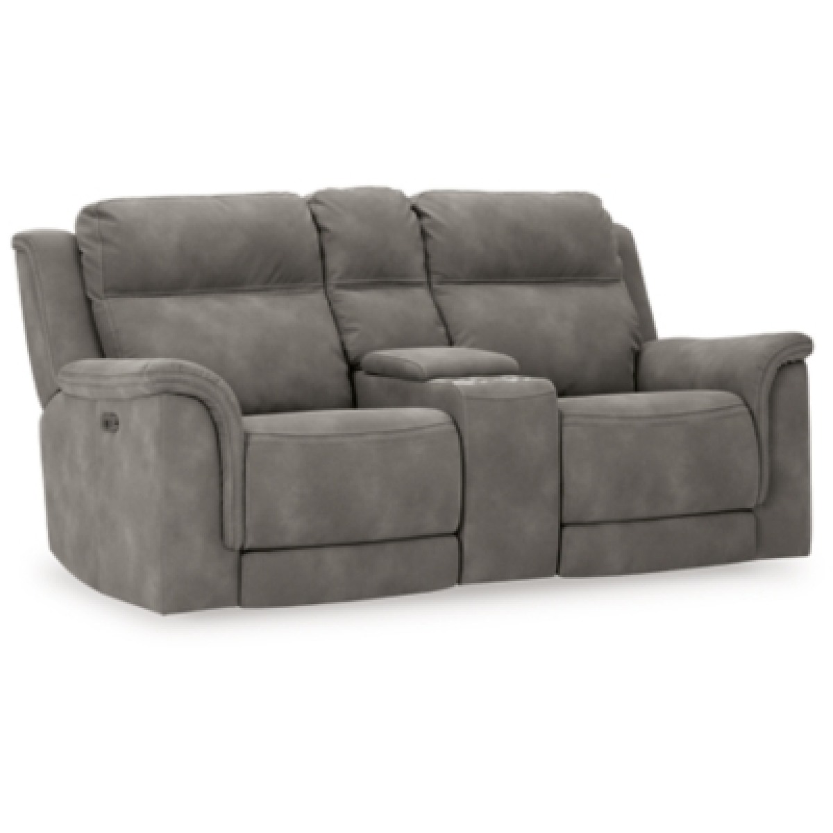 a62c2efb4ba1a2a13e34fba046a15413 Next-Gen DuraPella Power Reclining Loveseat with Console - Image 1