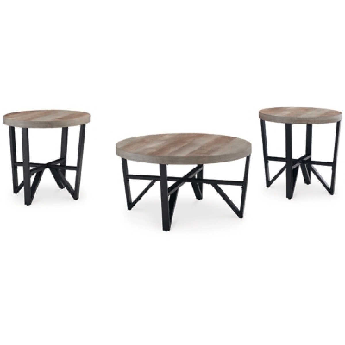 0d4e5c4f6604f6d1b8cbe2712918fe1c Deanlee Table (Set of 3) - Image 1