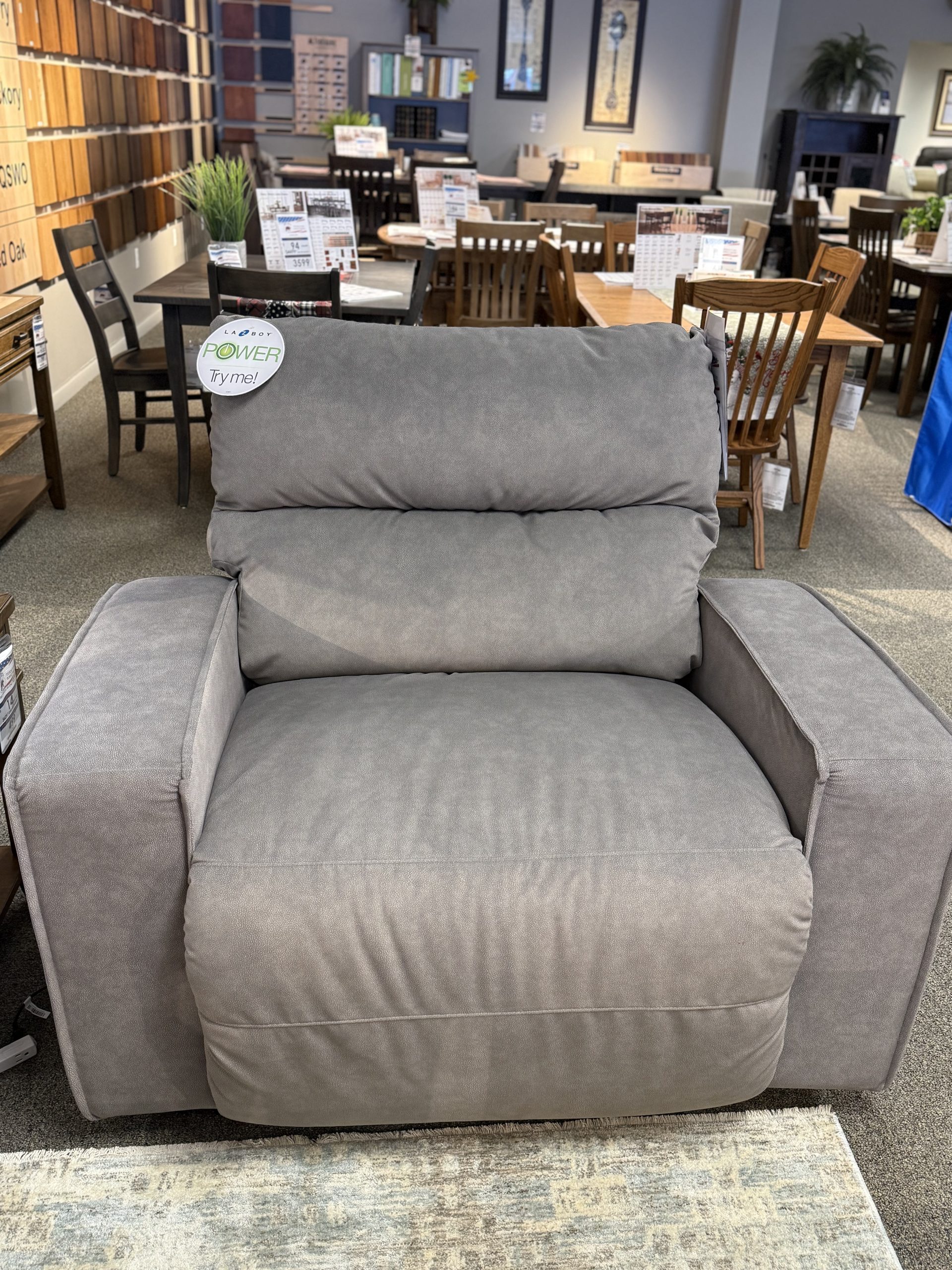 Maddox Power Reclining Chair And A Half W/ Headrest & Lumbar