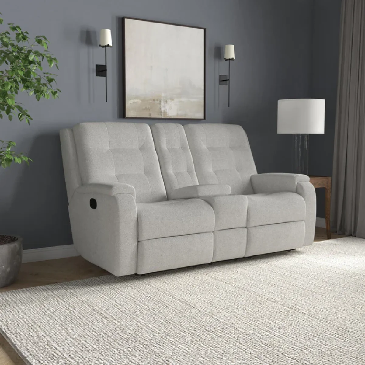 Arlo Power Reclining CONSOLE WITH HEADREST AND LUMBAR - Image 7