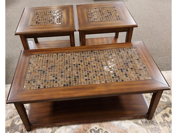 Baroque Mosaic End Table