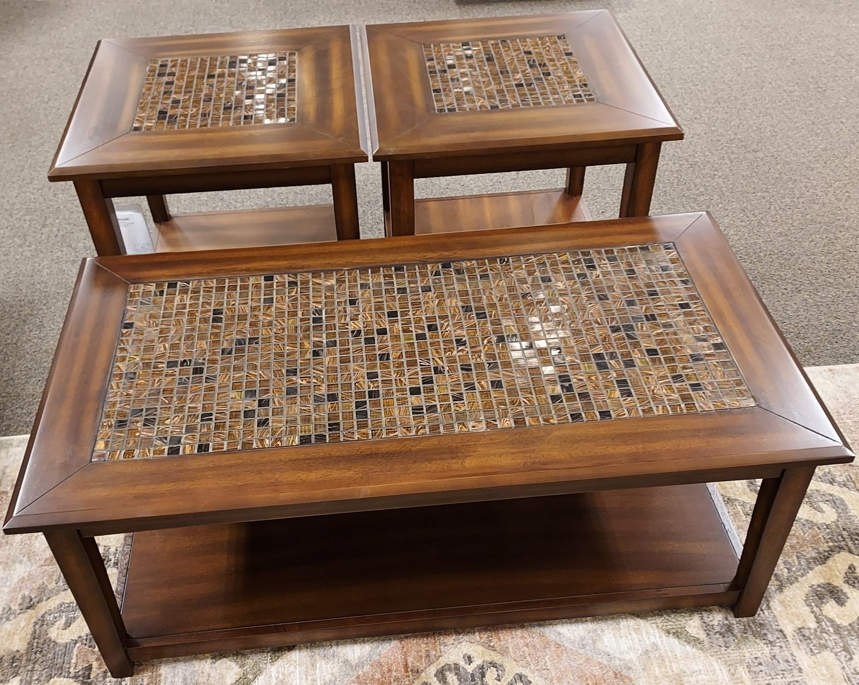 Baroque Mosaic End Table