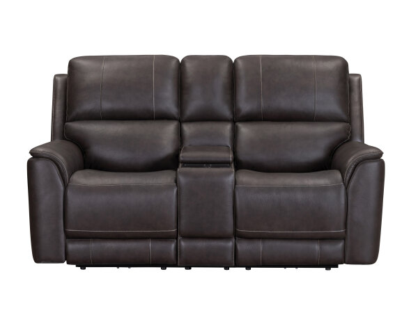 EASTON POWER  TILT CONSOLE LOVESEAT W/ZERO GRAVITY  WITH POWER HEADREST AND LUMBAR-STEAMBOAT BROWN