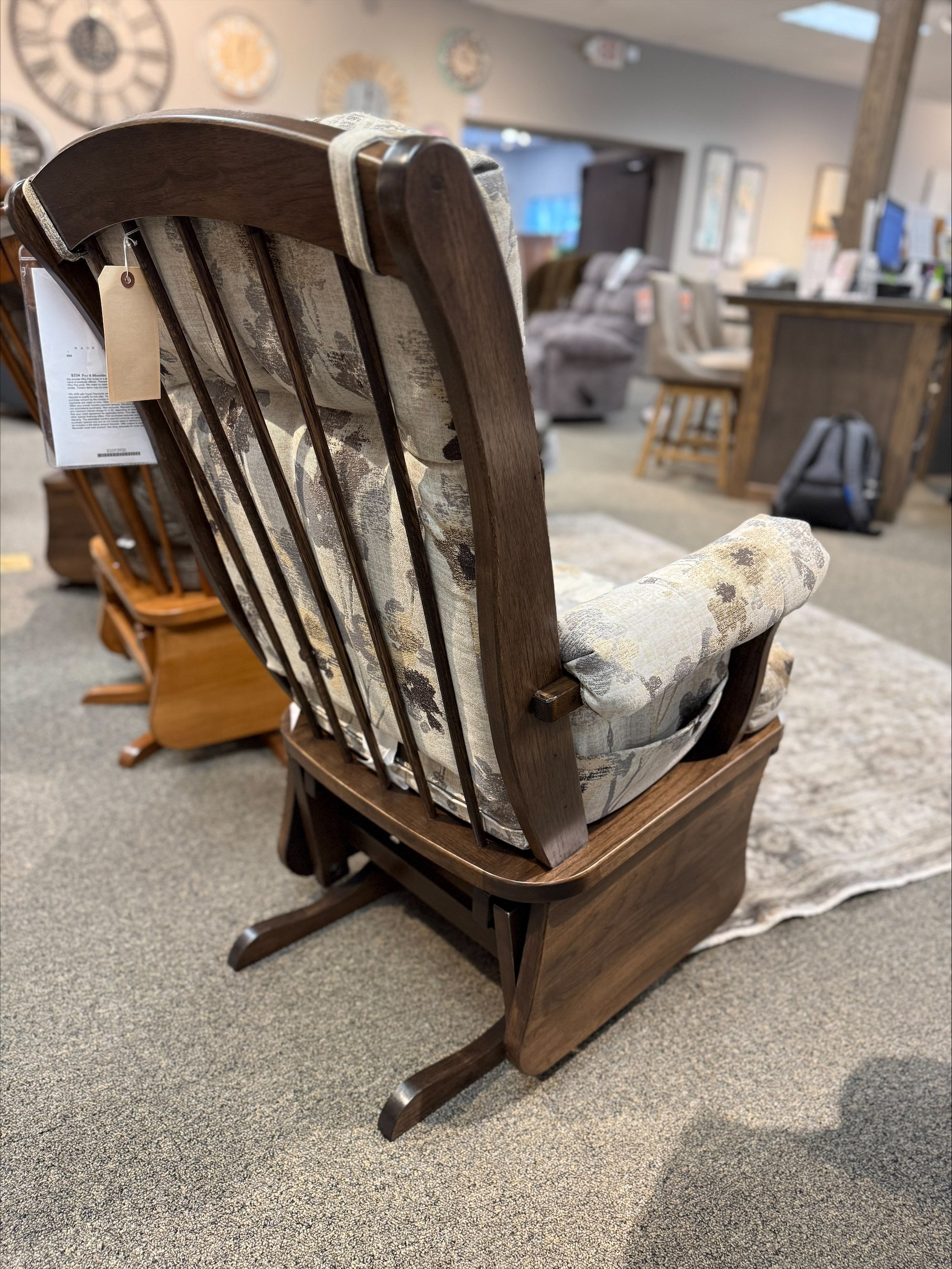 AMISH WORKS 194 SLEIGHBACK GLIDER - Image 4