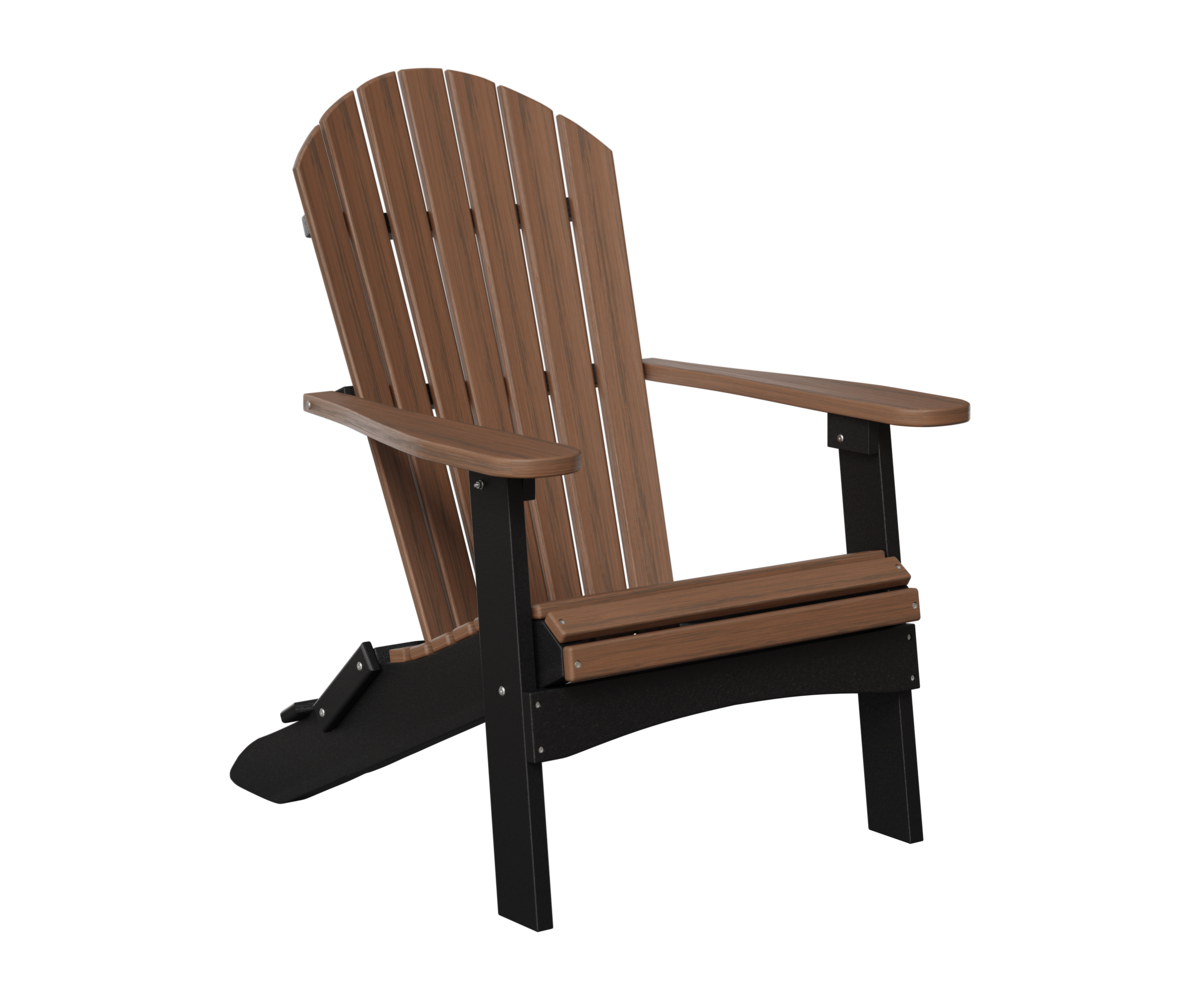 Comfo Back Folding Adirondack Chair BW-BK