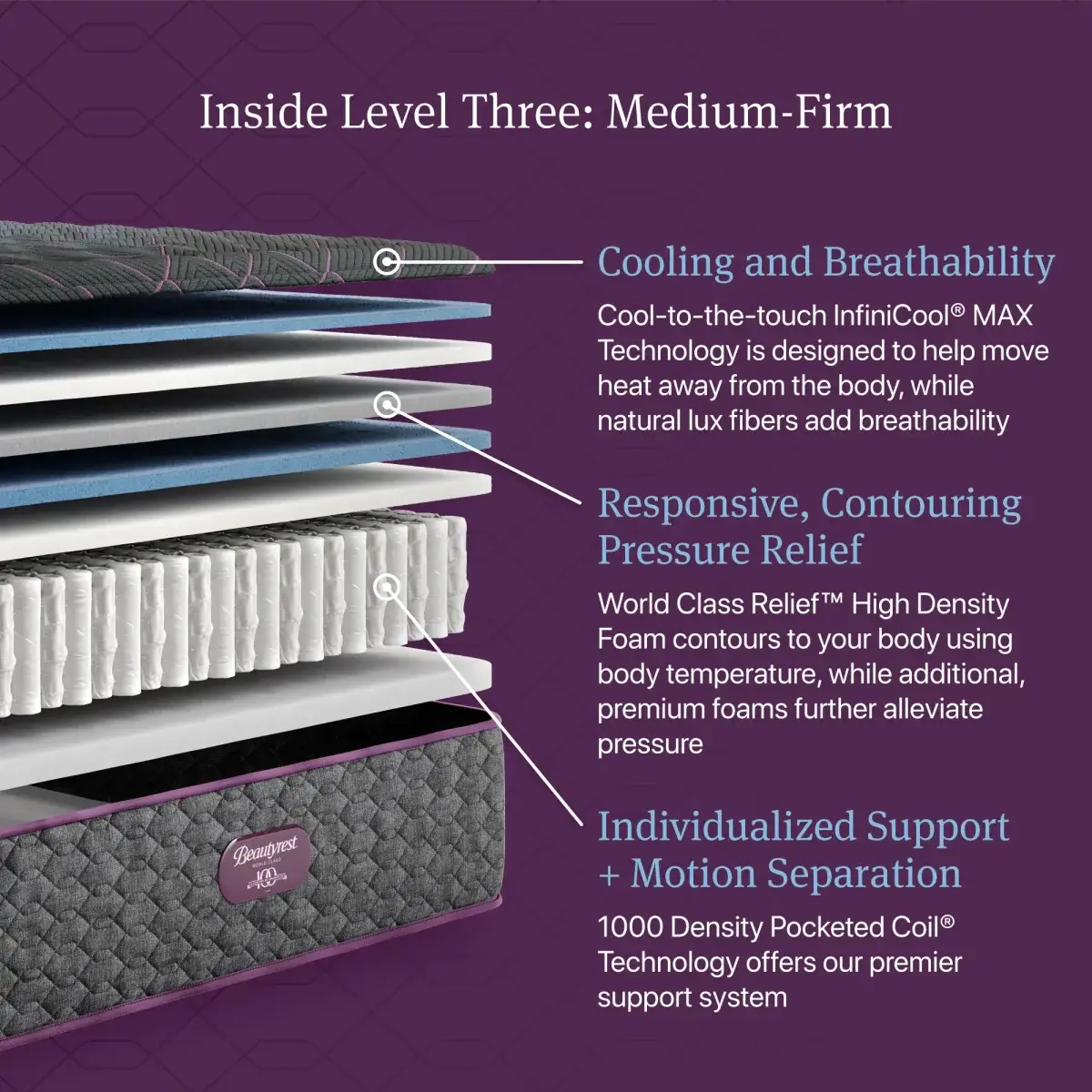 Beautyrest World Class Medium Firm - Image 4