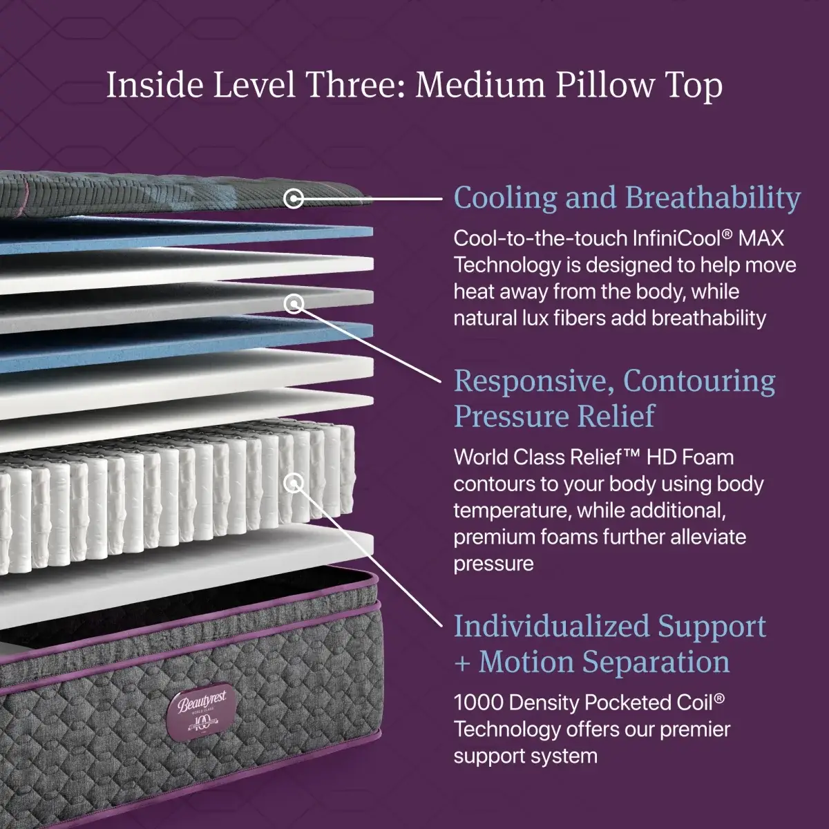 Beautyrest World Class Medium Pillowtop - Image 4