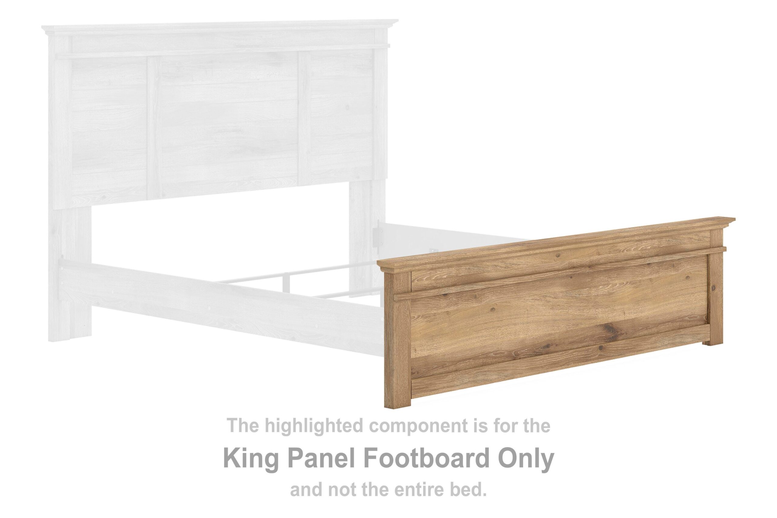 Makidern King Panel Footboard