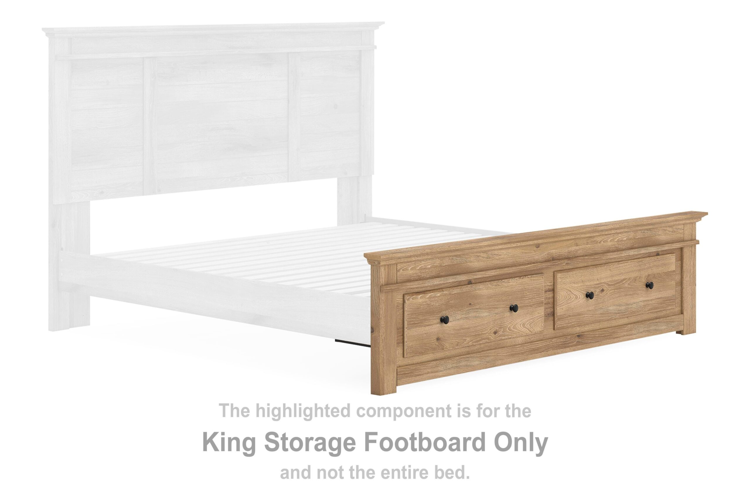 Makidern King Storage Footboard