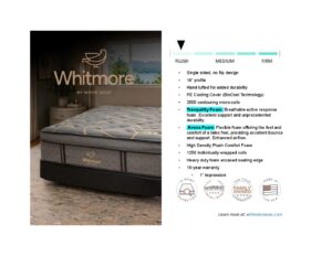 WHITMORE PLUSH PILLOW TOP - Image 2