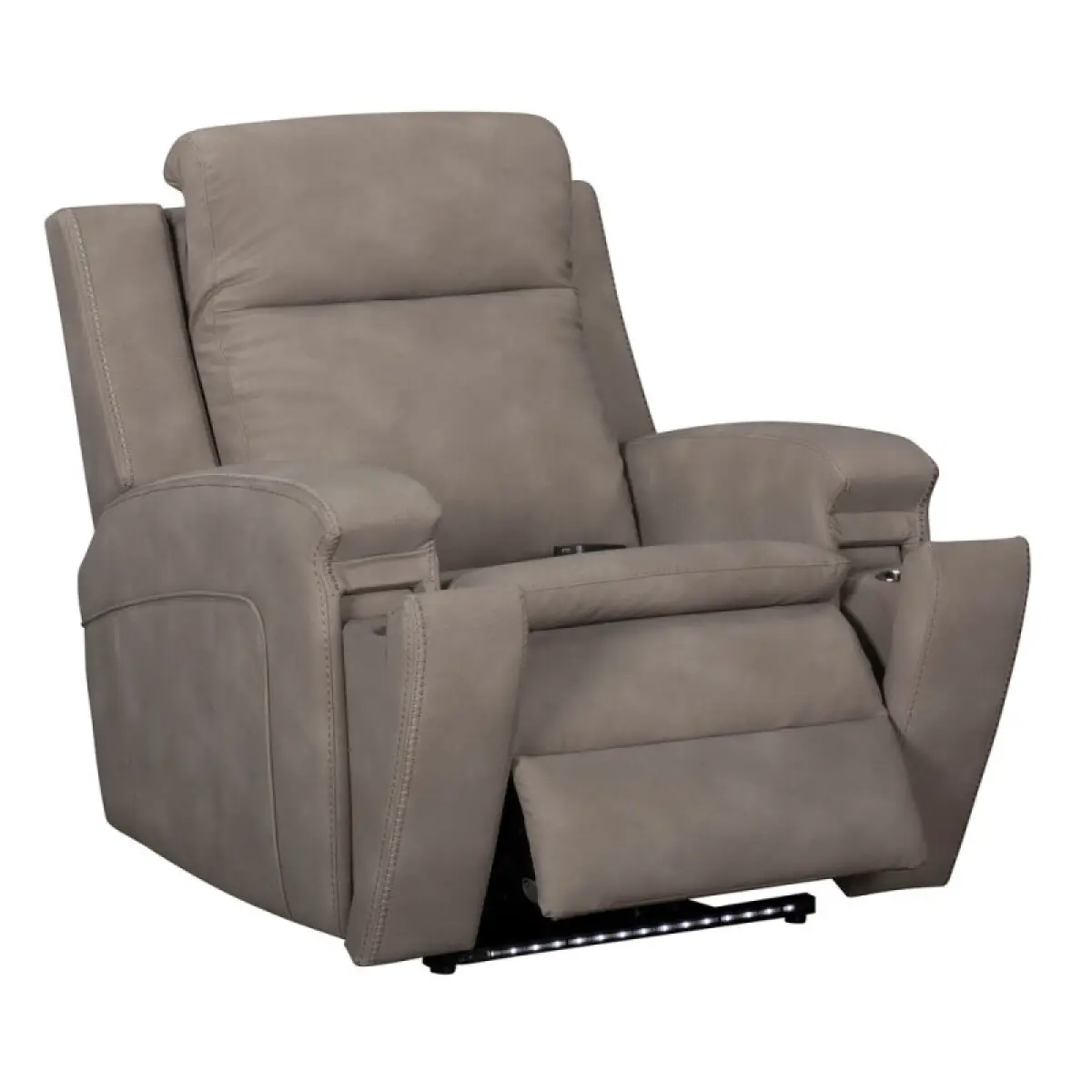 Armstrong - Buffy Taupe Power Recliner With Heat, Massage & Auto-glide - Image 7