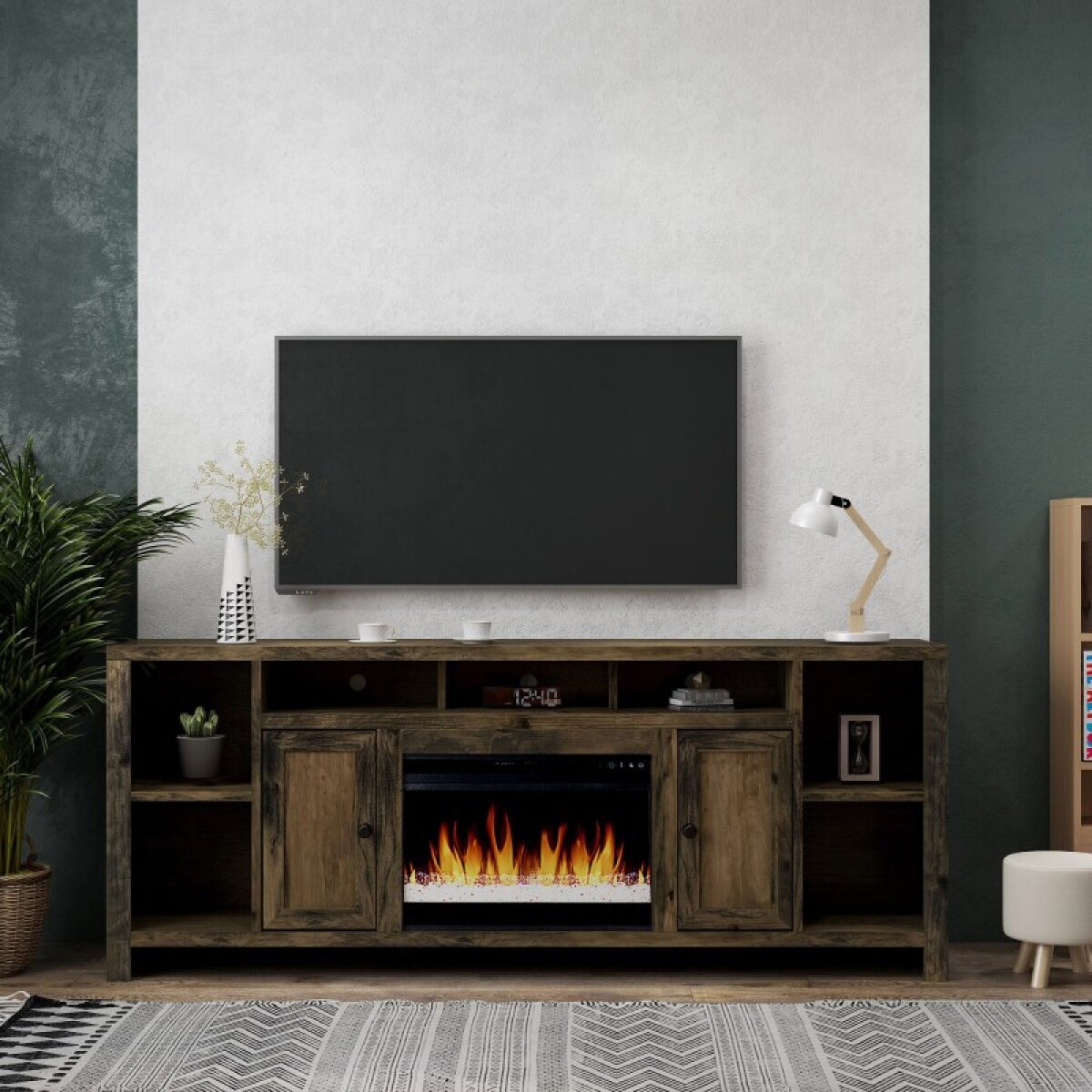 Joshua Creek 84" Fireplace Console - Image 2