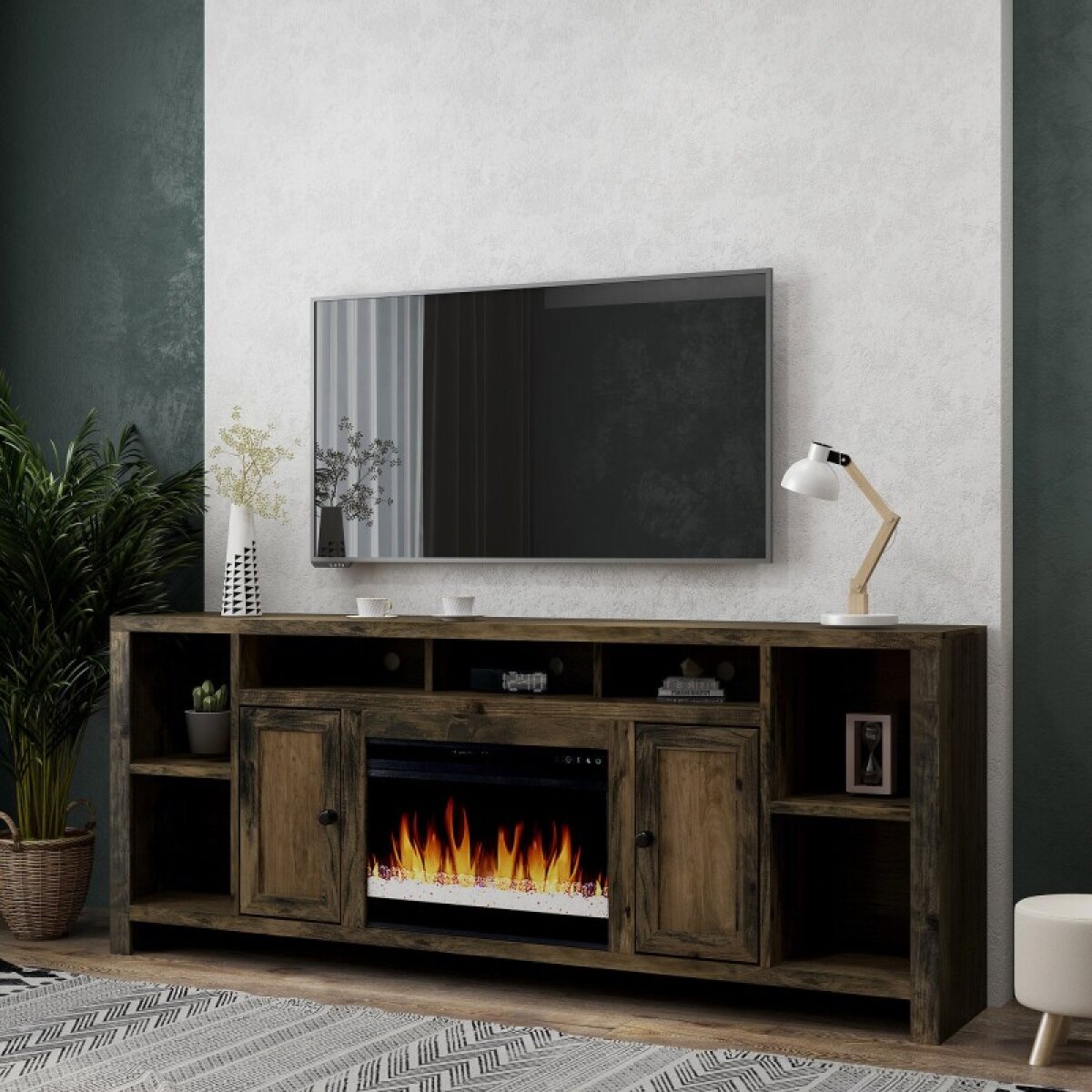 Joshua Creek 84" Fireplace Console - Image 3