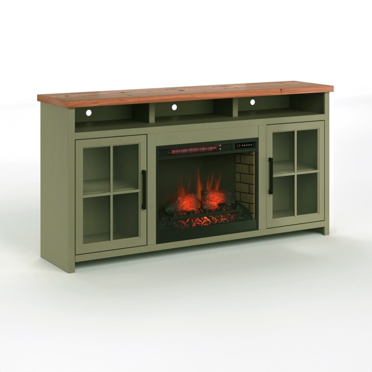 Vineyard 74" Fireplace Console - Image 8
