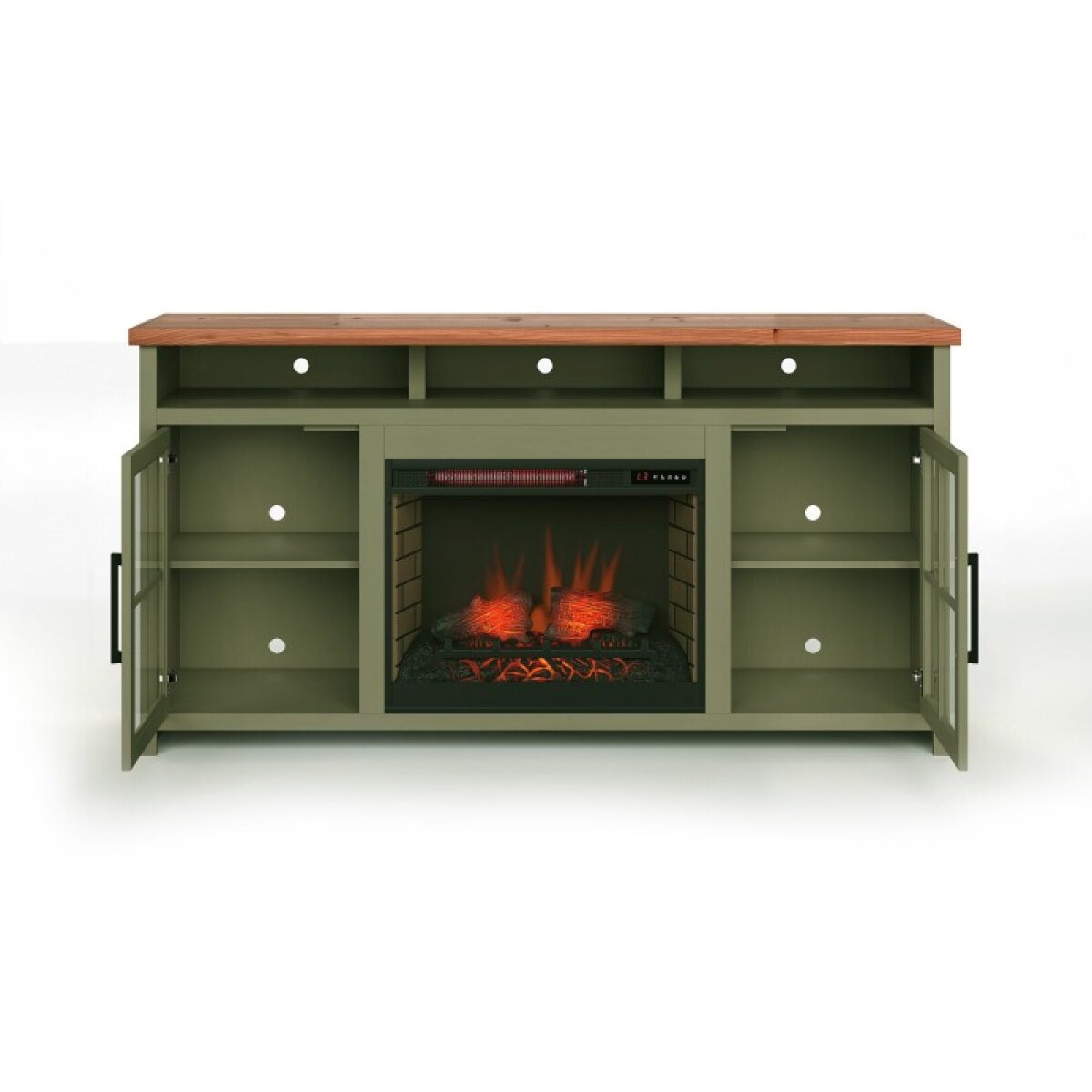 Vineyard 74" Fireplace Console - Image 4