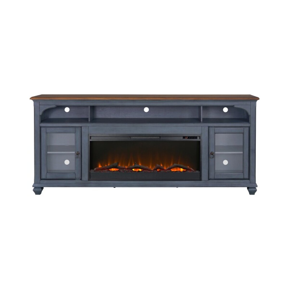 302d9fae947f4439d1b00cf30c2cb98c Americana 86" L/w Fireplace Console - Image 1