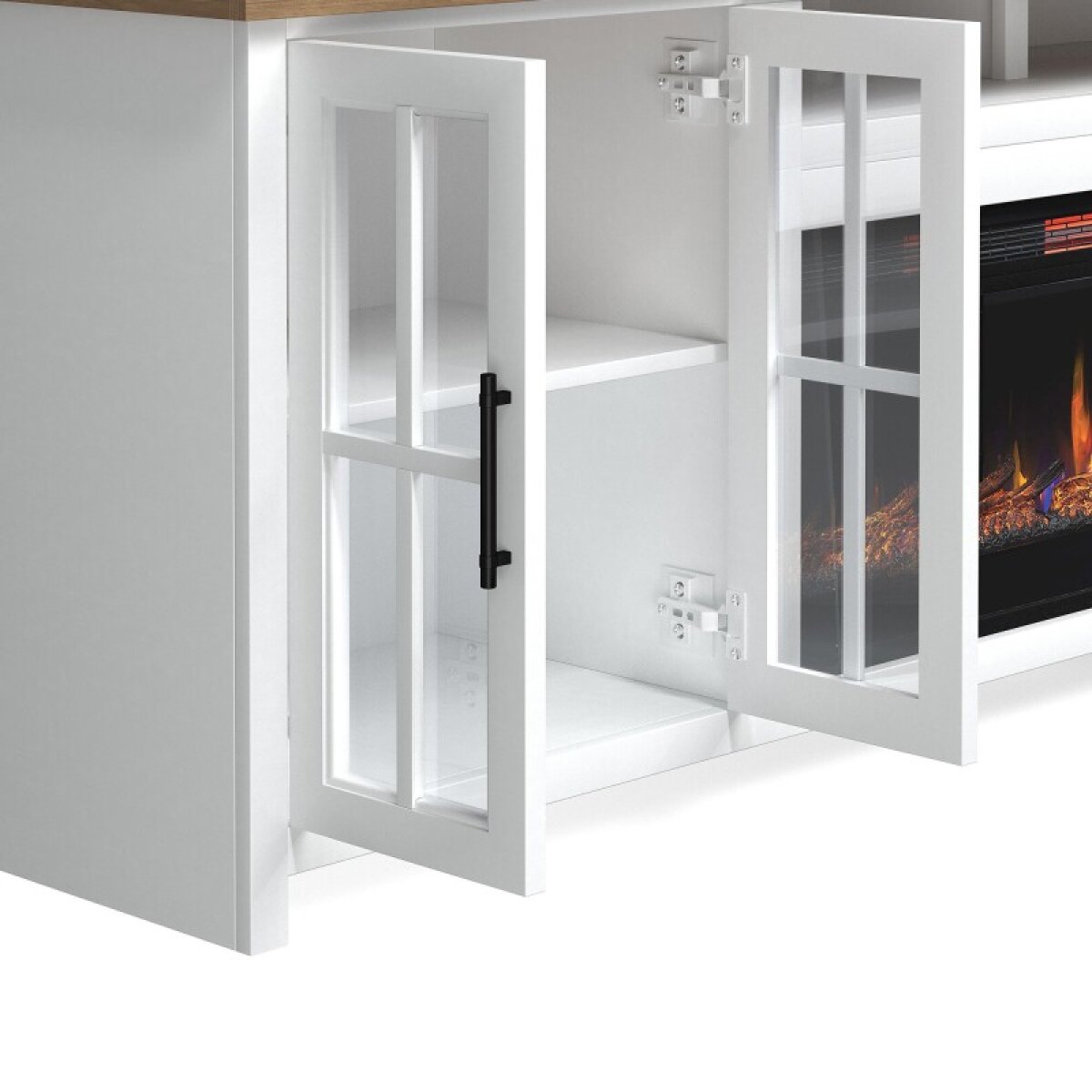 Hampton 96" Fireplace Console - Image 7