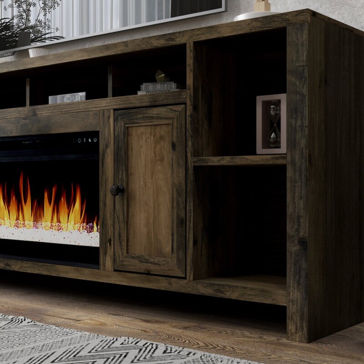 Joshua Creek 84" Fireplace Console - Image 4