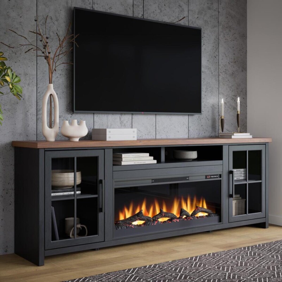 Essex 96" Fireplace Console - Image 3