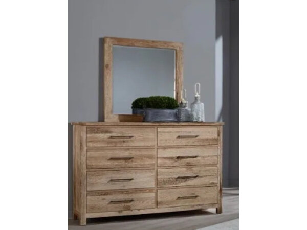 Dovetail Dresser & Mirror set Sun Bleach White stock only