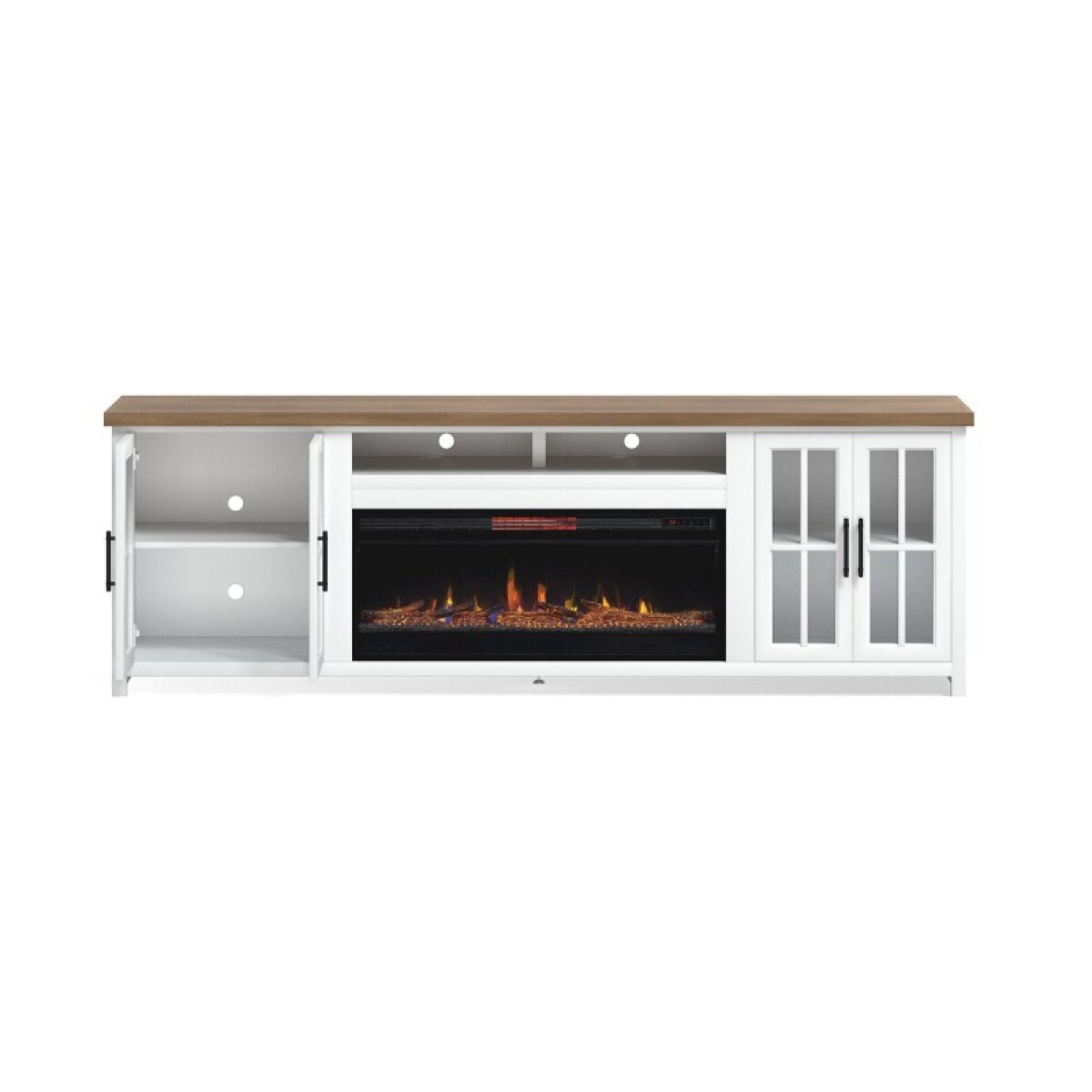 67cfc759cb9cbc433cece3dde73b378f Hampton 96" Fireplace Console - Image 1