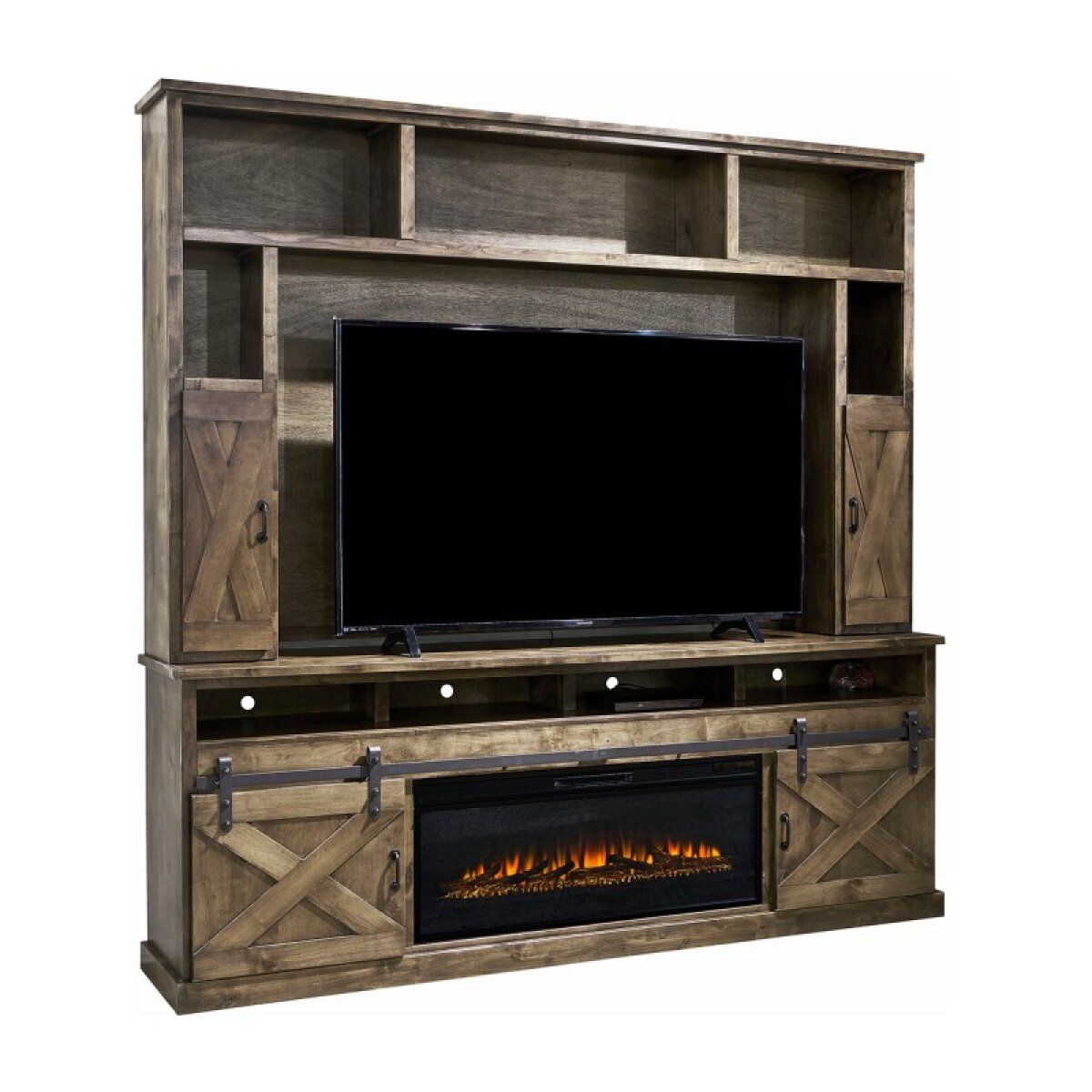 Farmhouse 94" Fireplace Console