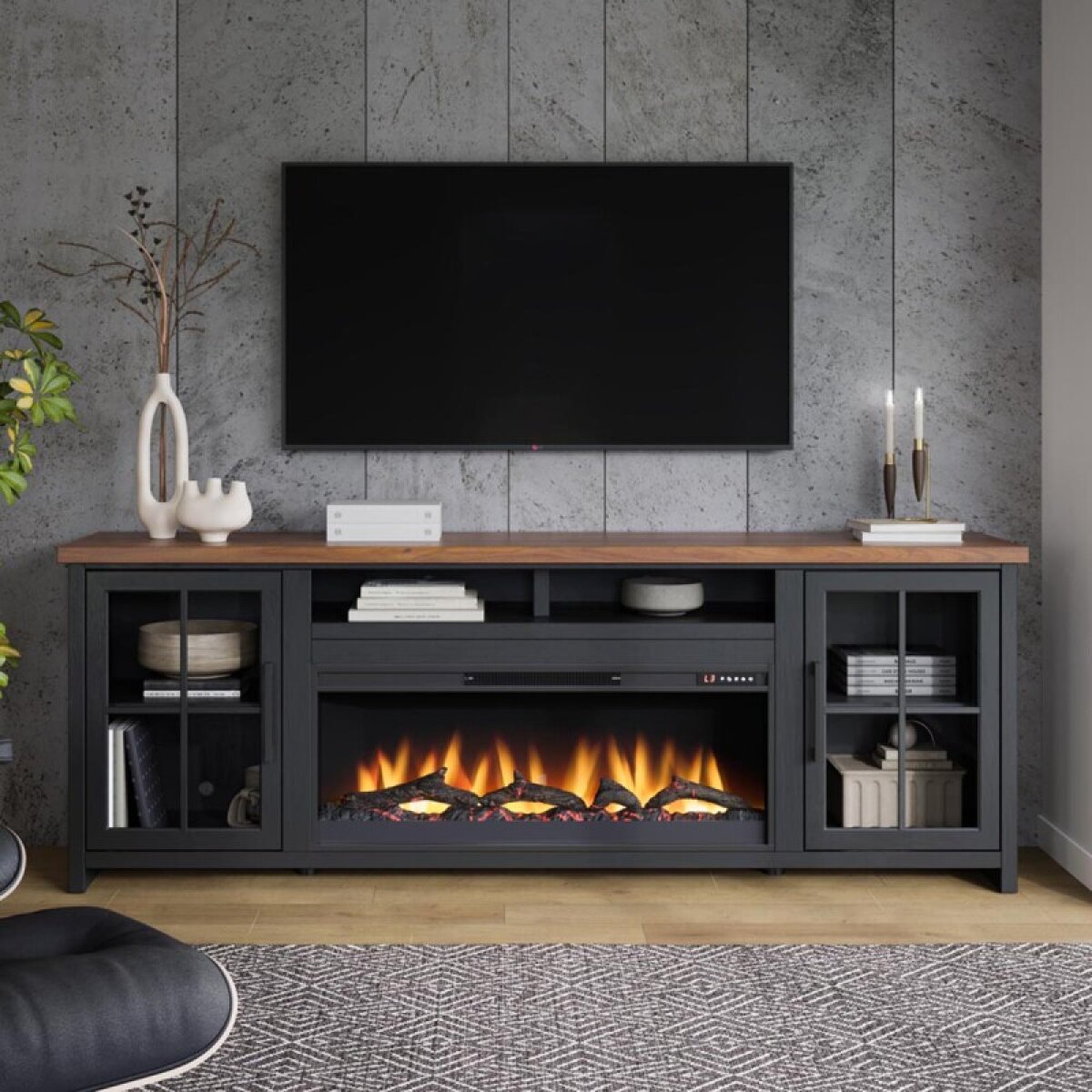 Essex 96" Fireplace Console - Image 2