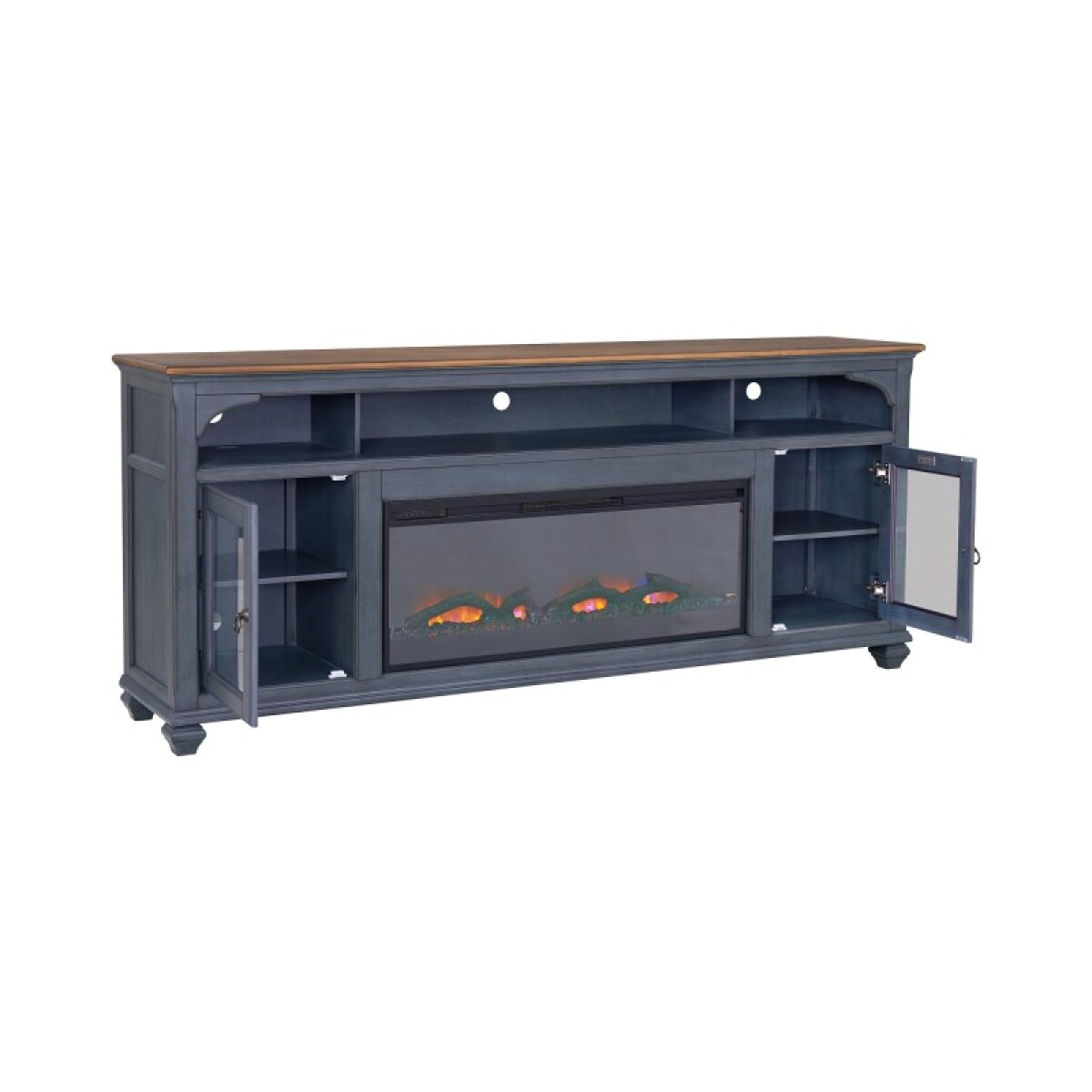 Americana 86" L/w Fireplace Console - Image 5