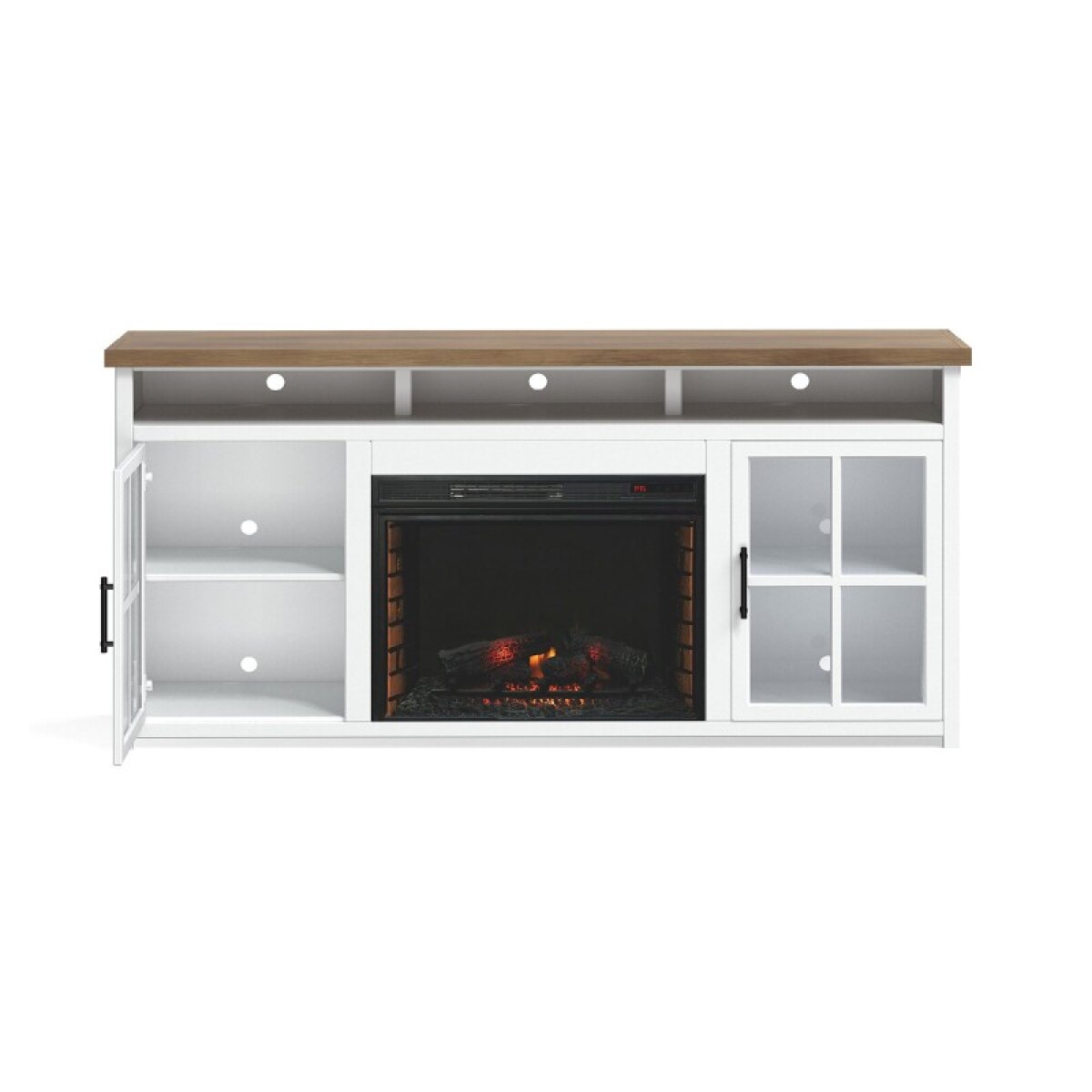 f4f1d6fc5f385663d1b37602643886dc Hampton 74" Fireplace Console - Image 1